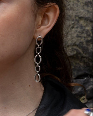 'Oslo' Long Drop Earrings