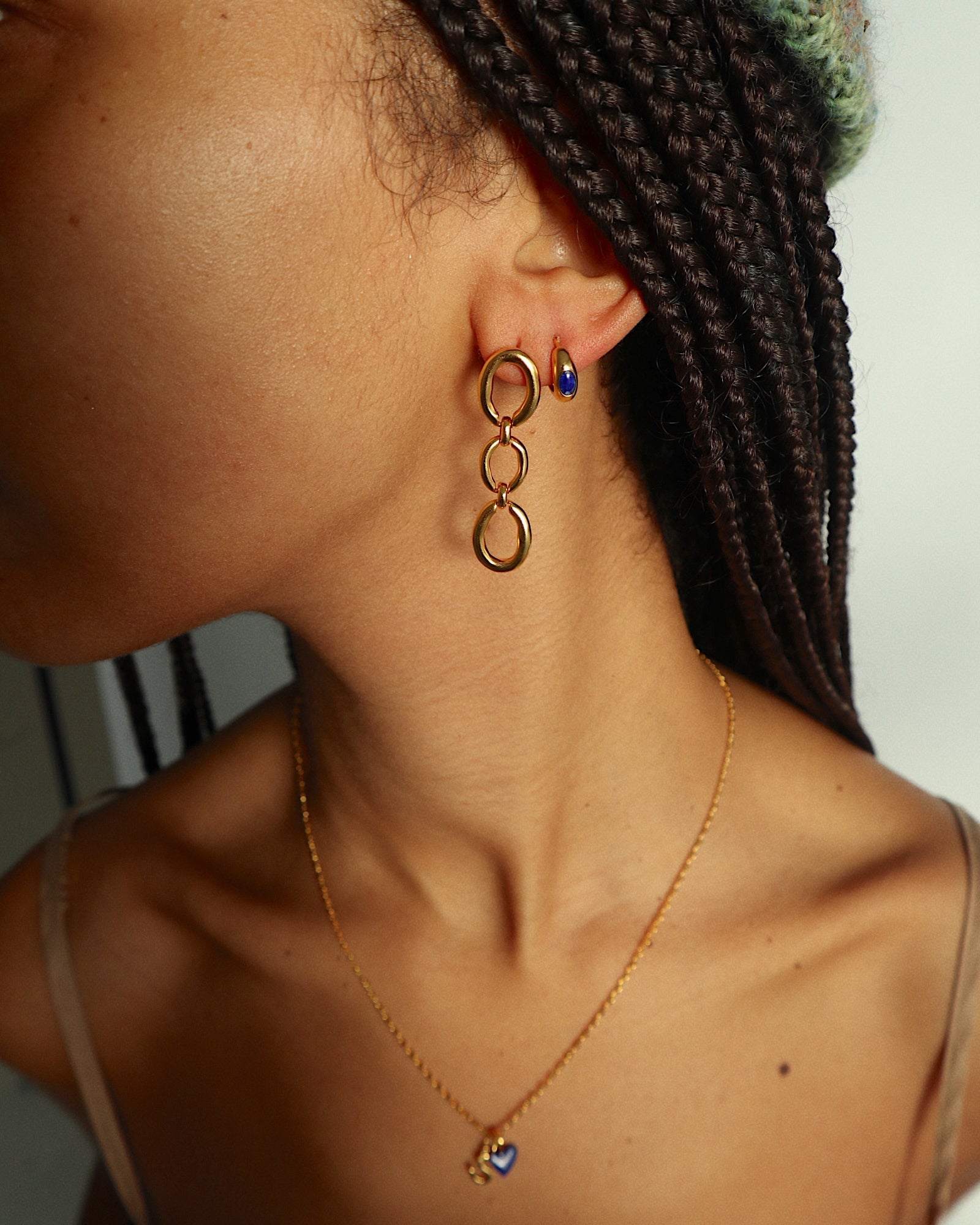 'Oslo' Mid Drop Earrings - LINES AND CURRENT
