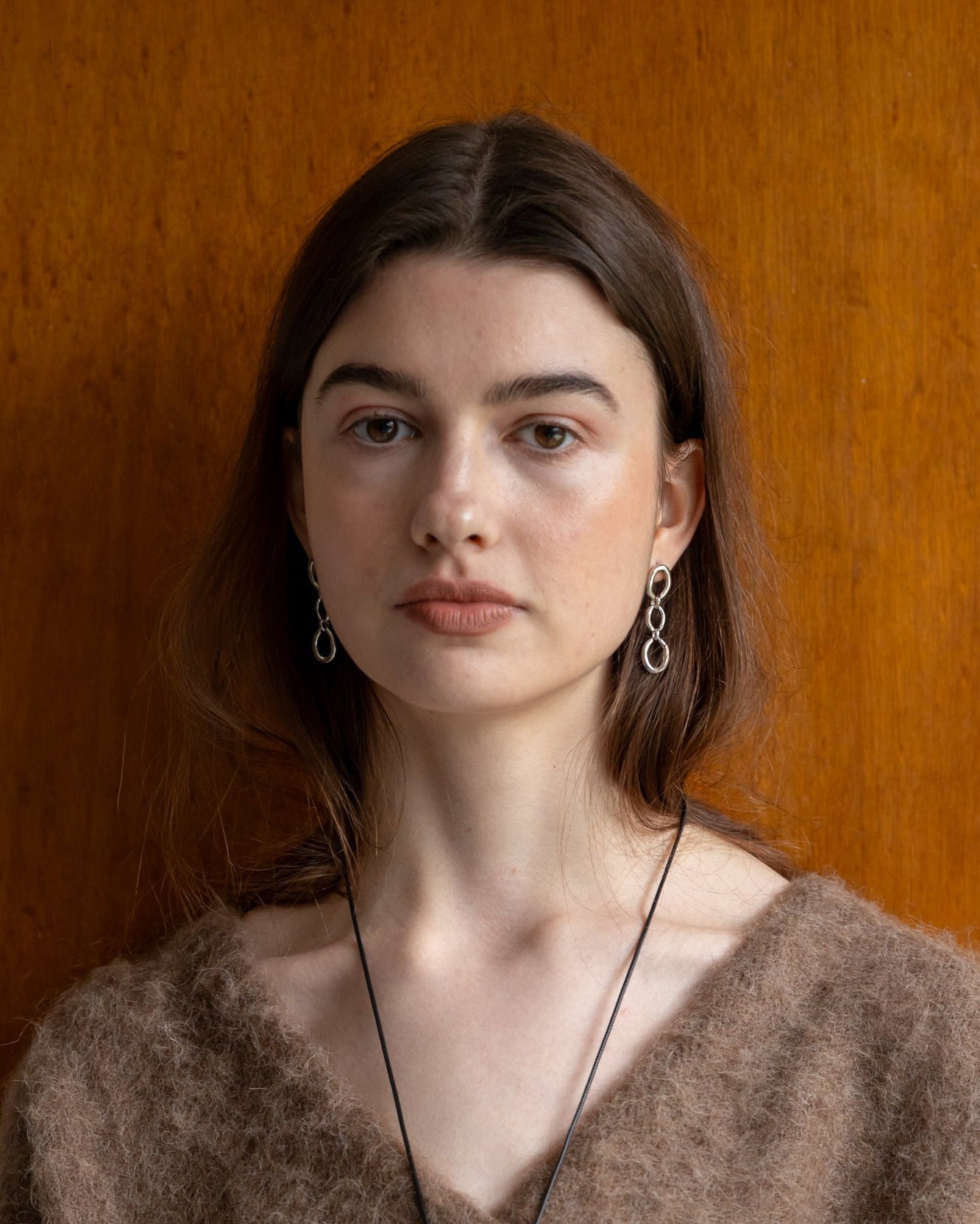 &#39;Oslo&#39; Mid Drop Earrings - LINES AND CURRENT