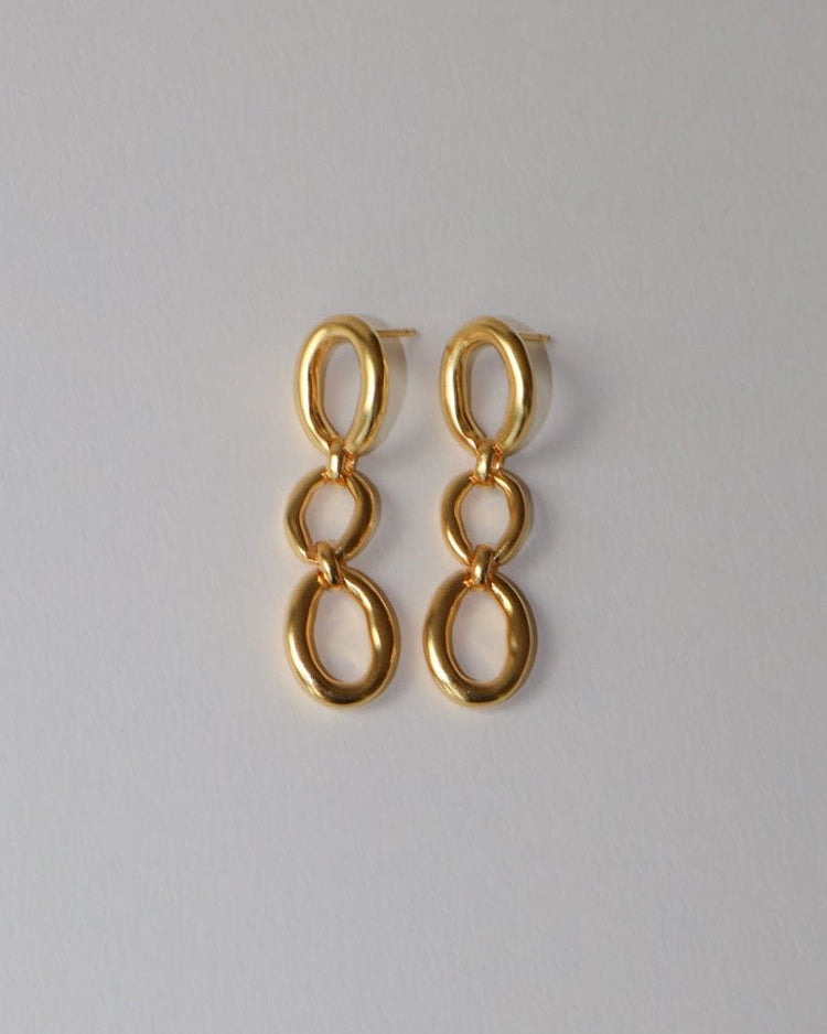 'Oslo' Mid Drop Earrings - LINES AND CURRENT