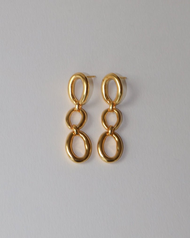 'Oslo' Mid Drop Earrings - LINES AND CURRENT