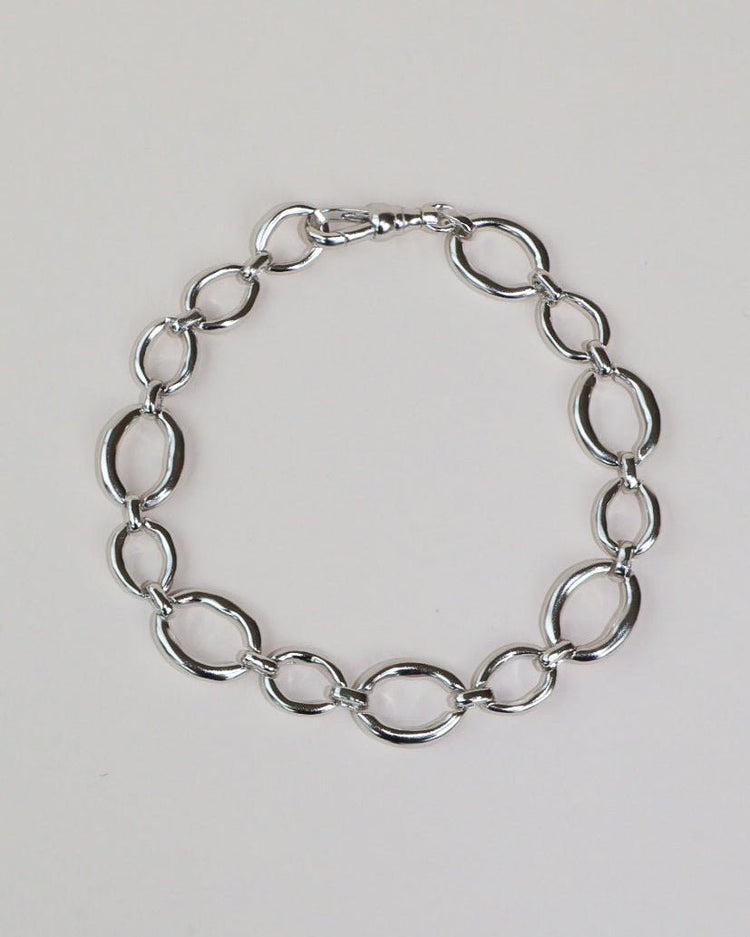 'Oslo' Oval Link Bracelet - LINES AND CURRENT