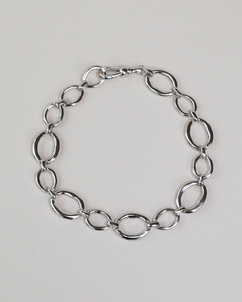 'Oslo' Oval Link Bracelet - LINES AND CURRENT