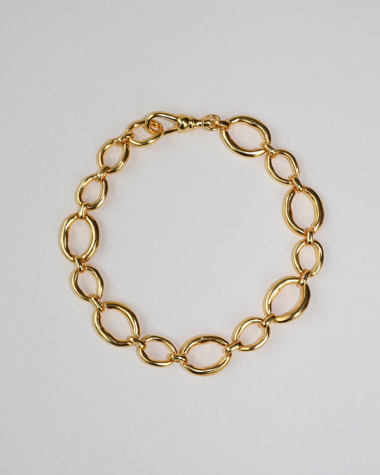 'Oslo' Oval Link Bracelet - LINES AND CURRENT