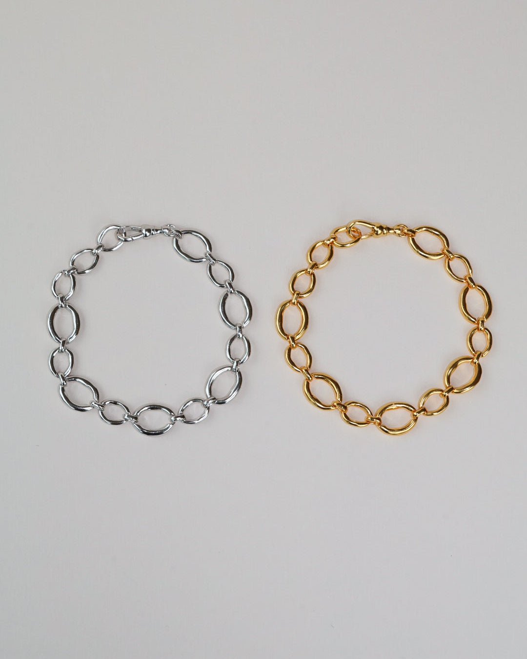 'Oslo' Oval Link Bracelet - LINES AND CURRENT