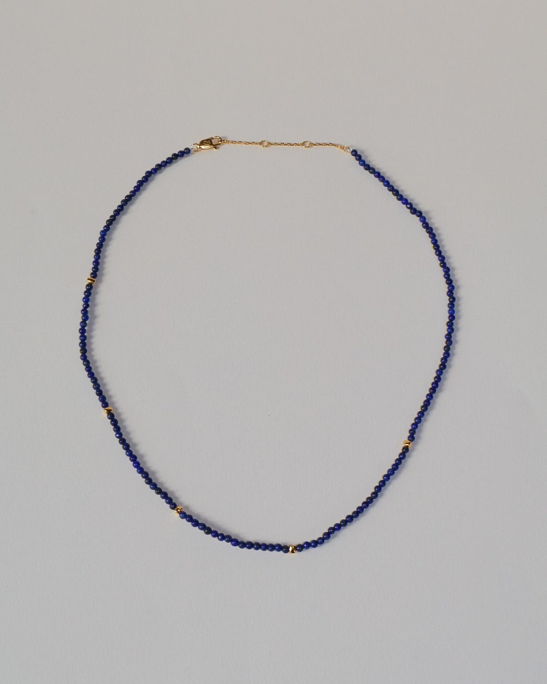 'Owen' Lapis Beaded Chain - LINES AND CURRENT