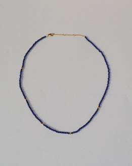 'Owen' Lapis Beaded Chain