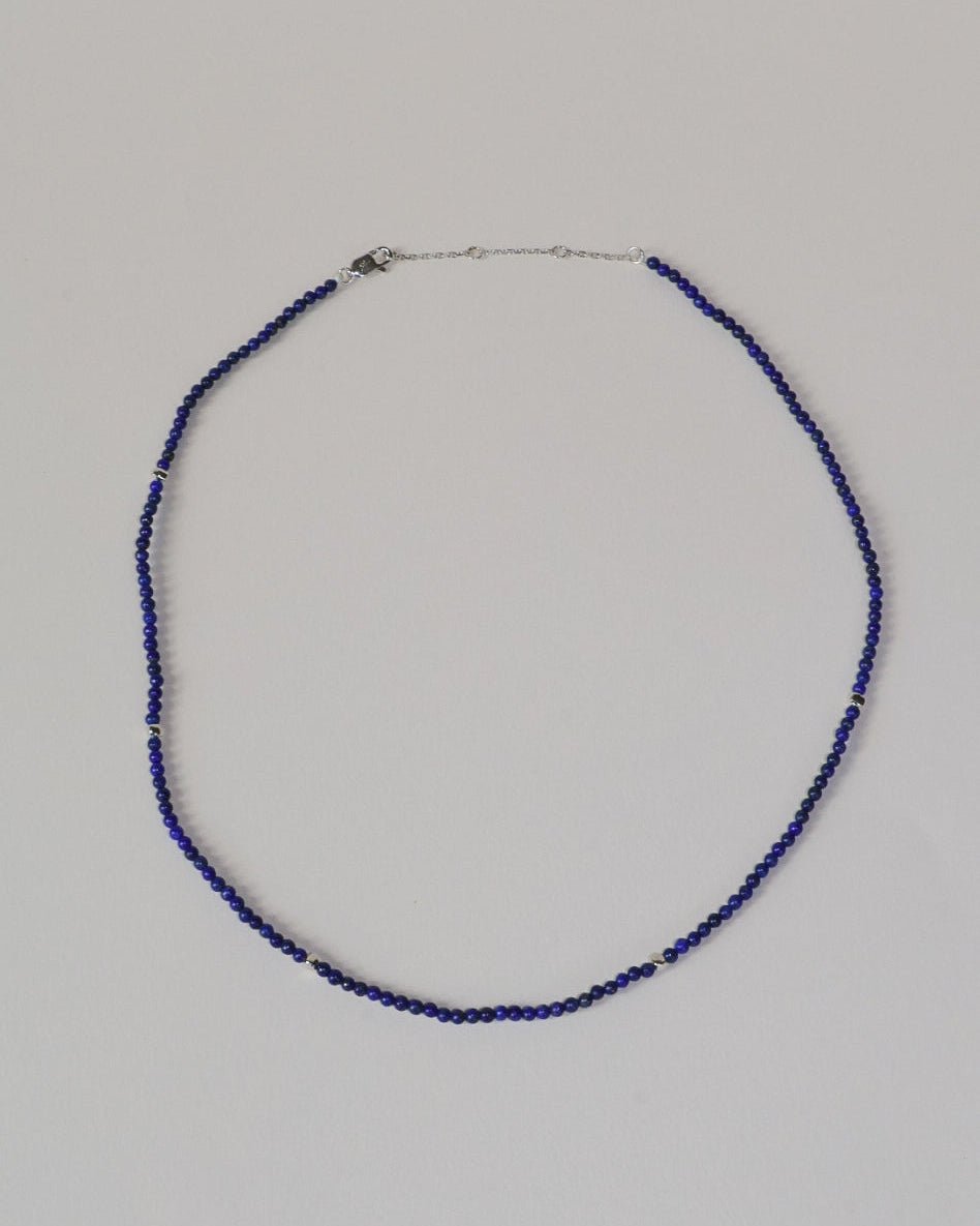 'Owen' Lapis Beaded Chain - LINES AND CURRENT