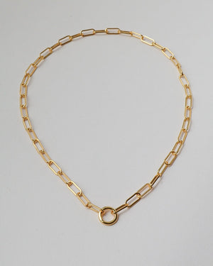 'Paloma' Paper Clip Chain - LINES AND CURRENT