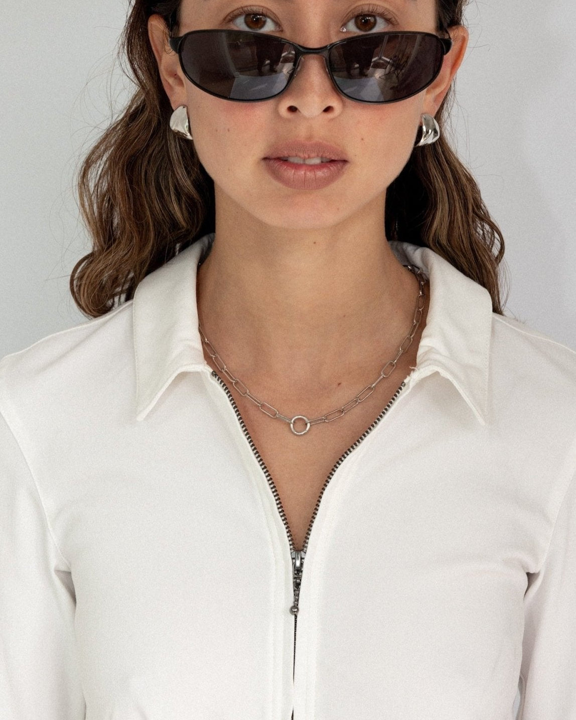 'Paloma' Paper Clip Chain - Lines &amp; Current