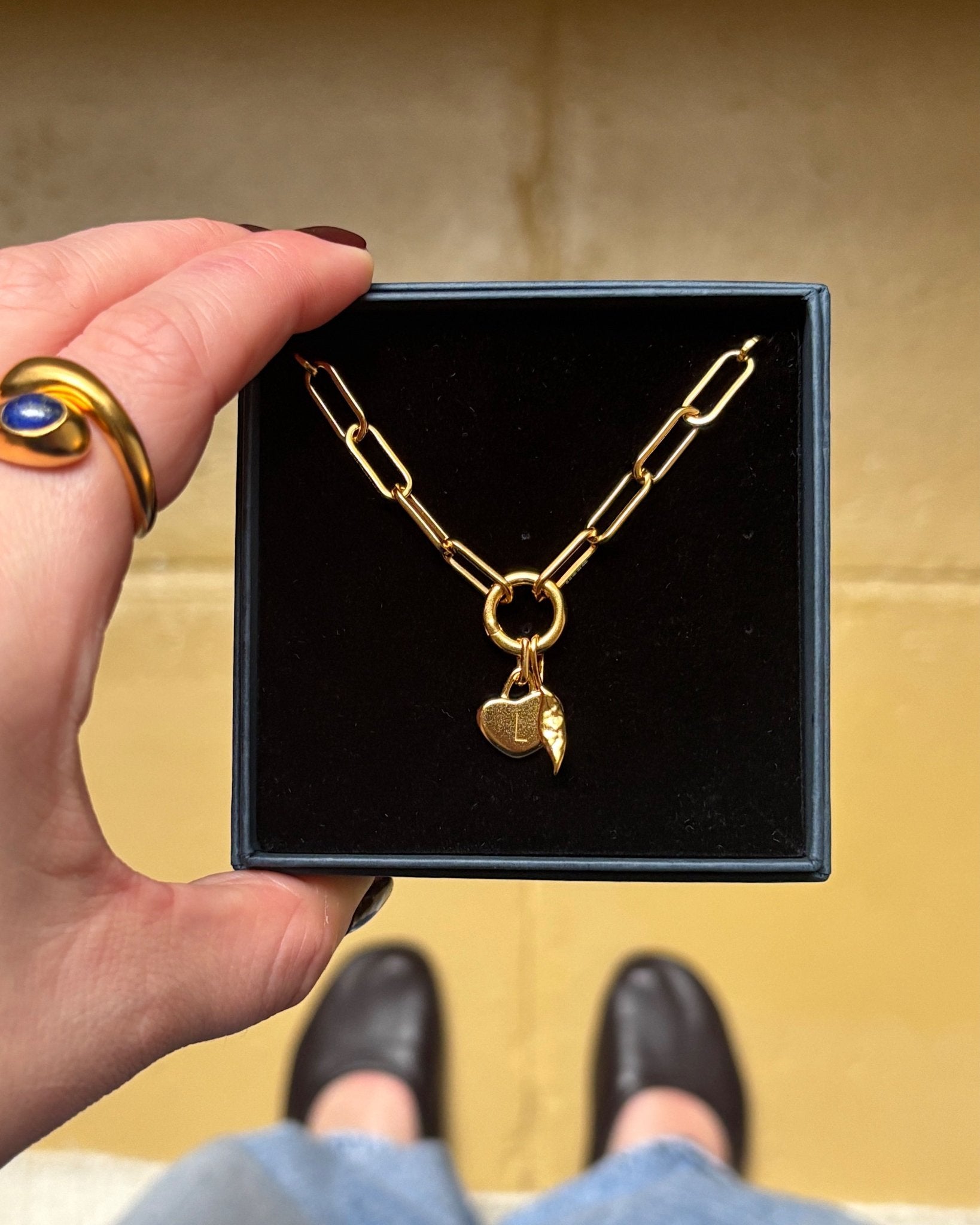 &#39;Paloma&#39; Paper Clip Chain - LINES AND CURRENT