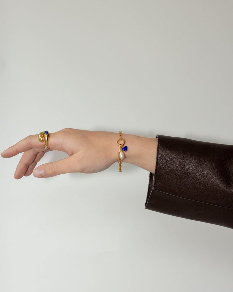 'Paloma' Paperclip Bracelet - LINES AND CURRENT