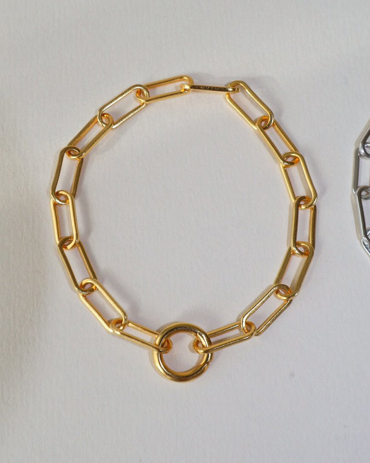 'Paloma' Paperclip Bracelet - LINES AND CURRENT