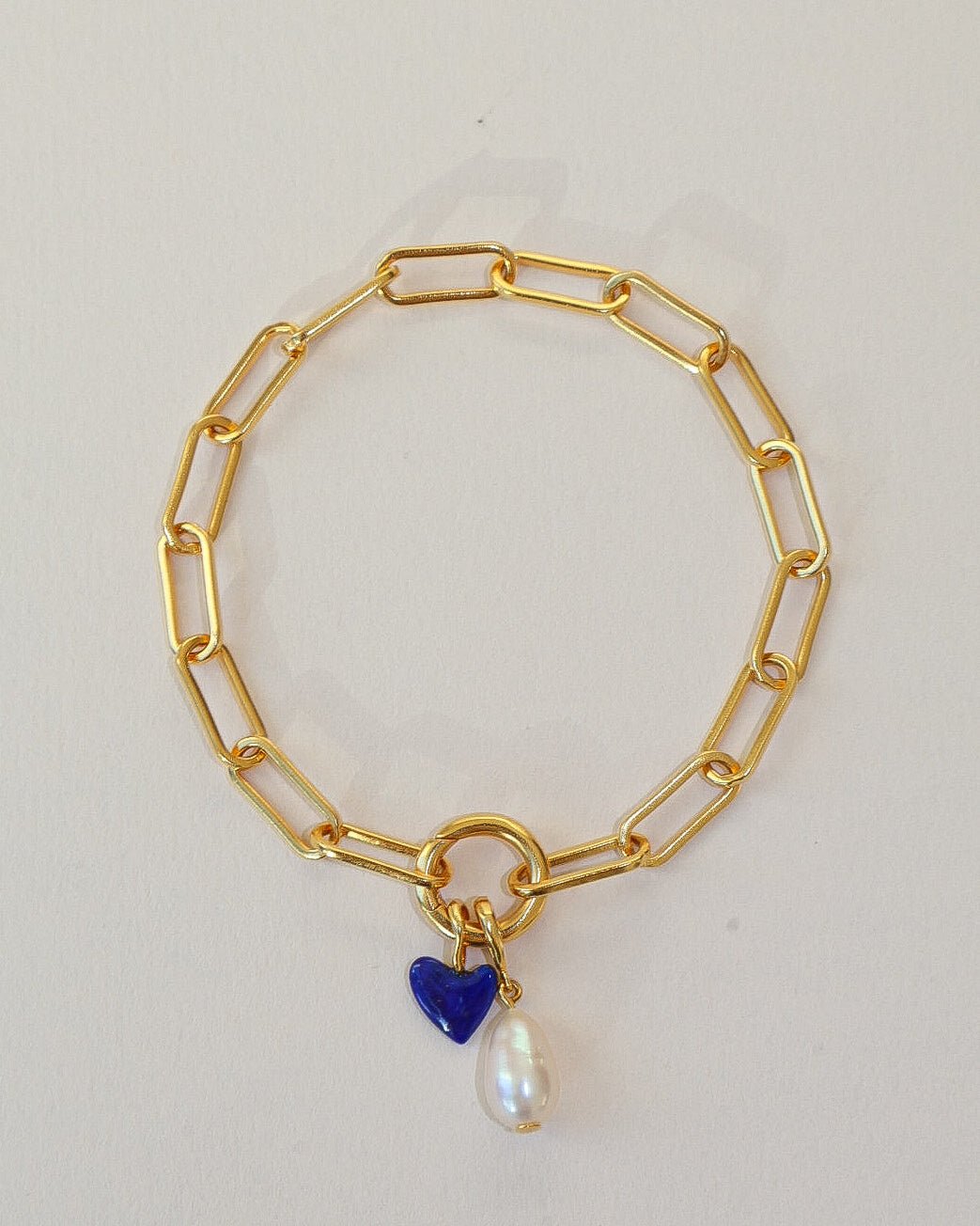 &#39;Paloma&#39; Paperclip Bracelet - LINES AND CURRENT