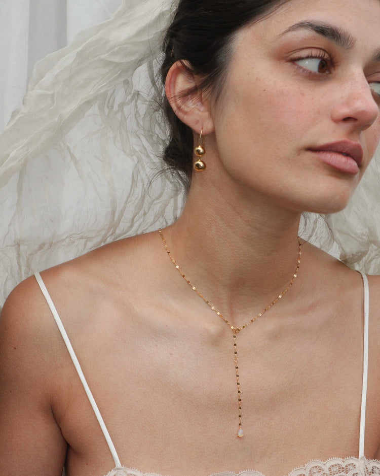 'Petra' Double Drop Earrings