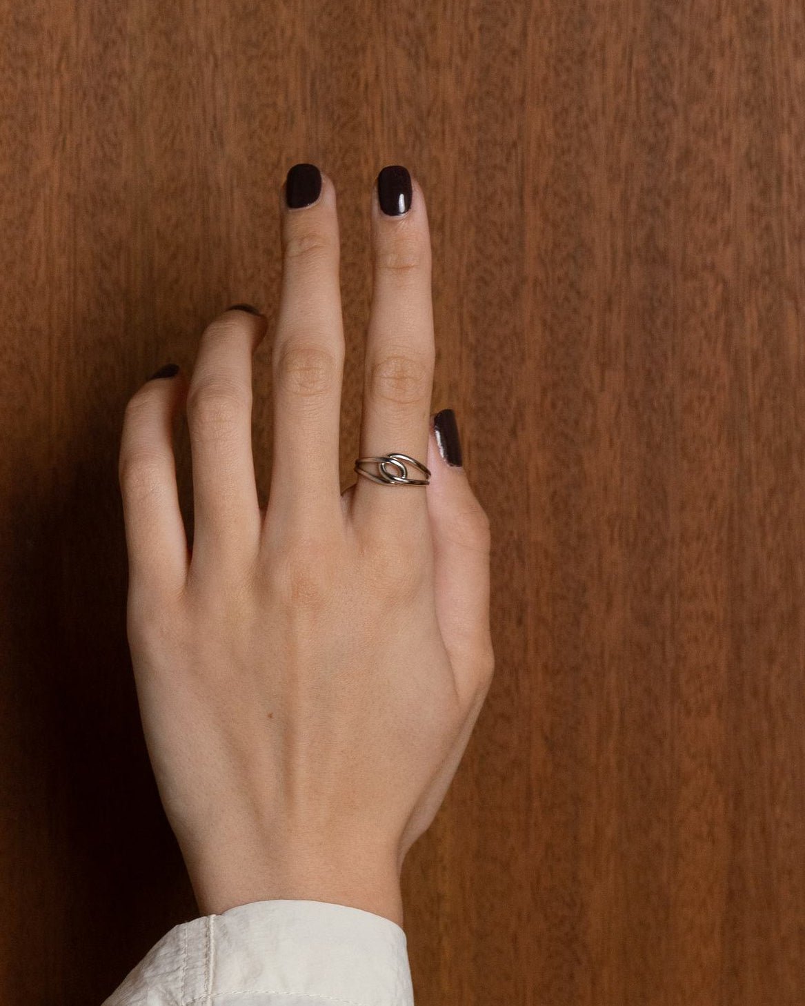 'Poppy' Paperclip Ring - LINES AND CURRENT