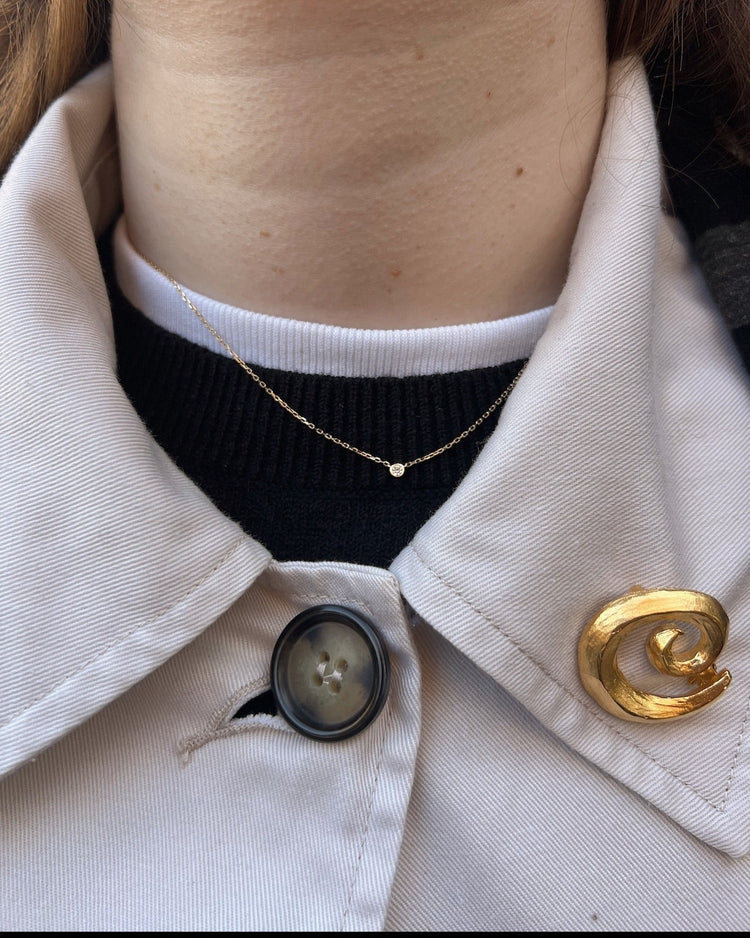 'Possibility' Swirl Brooch