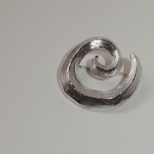 'Possibility' Swirl Brooch - Lines & Current