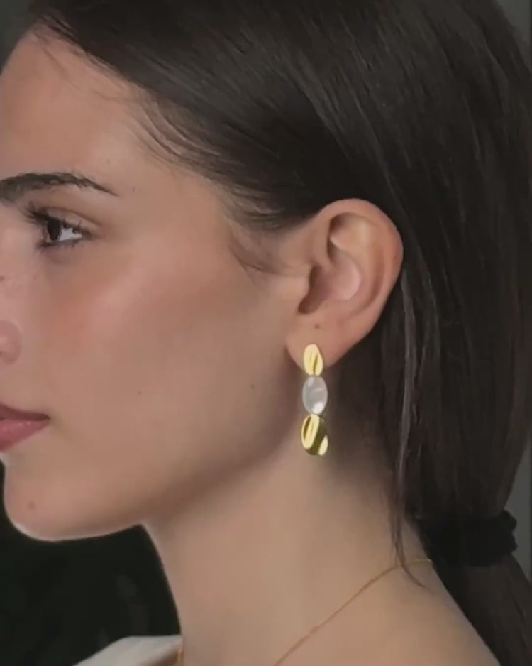 'Sigrid' Cascade Earrings - LINES AND CURRENT