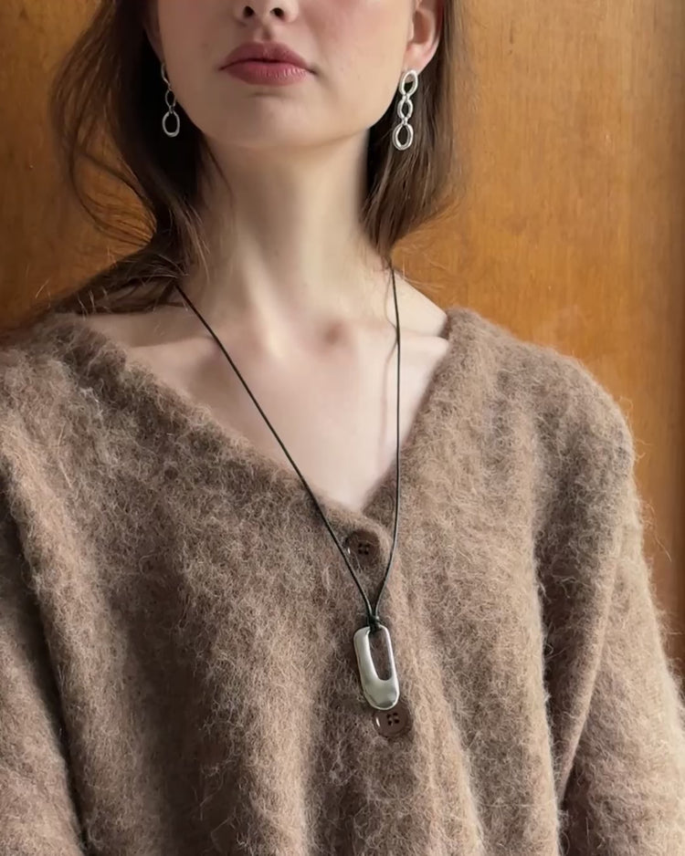 'Ophelia' Pendant Cord Necklace