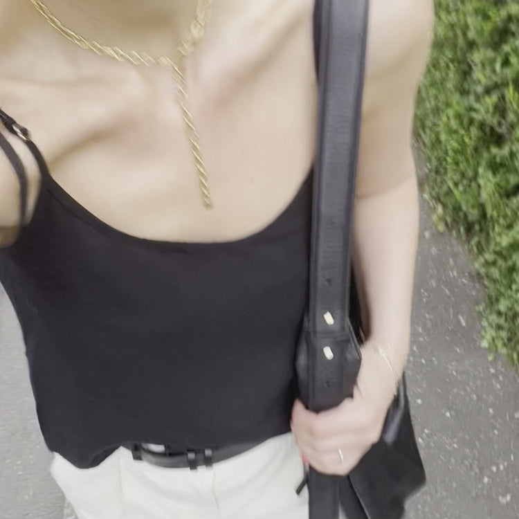 'Frieda' Molten Cable Chain