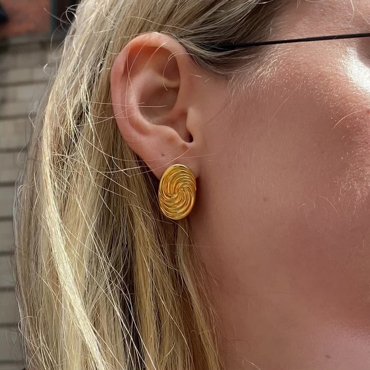 'Zen' Disc Earrings