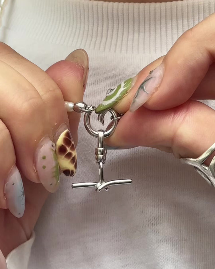 'Tabitha' T Bar Charm - LINES AND CURRENT