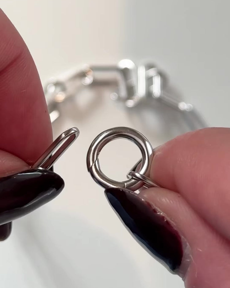 'Paloma' Paper Clip Chain - LINES AND CURRENT