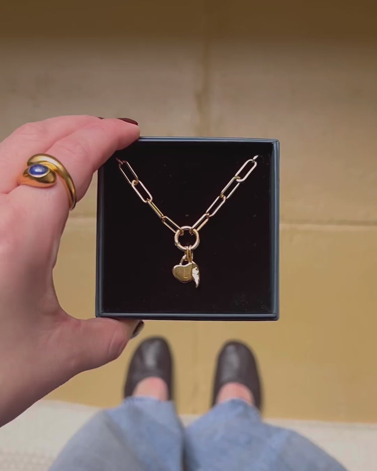 'Voyage' Feather Charm - LINES AND CURRENT