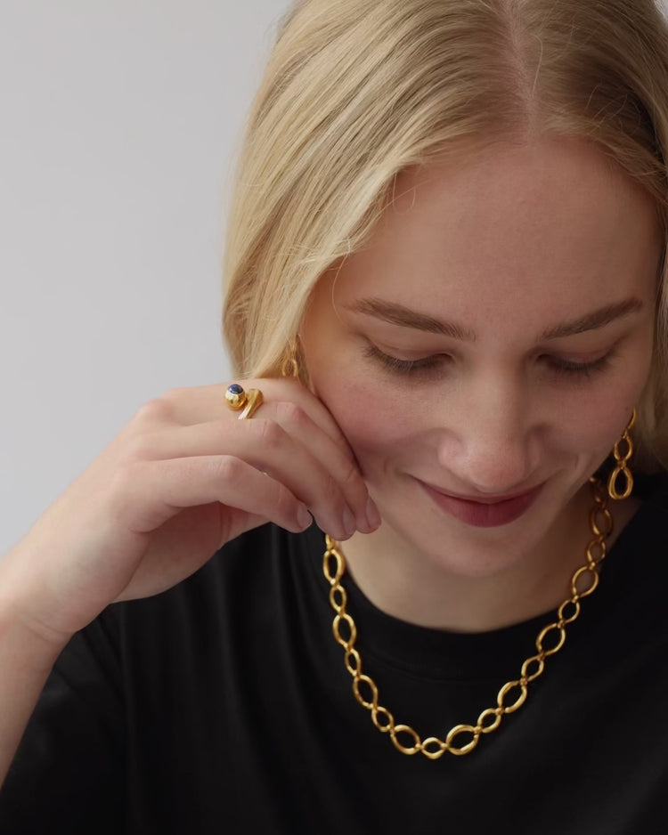 'Oslo' Long Drop Earrings - LINES AND CURRENT