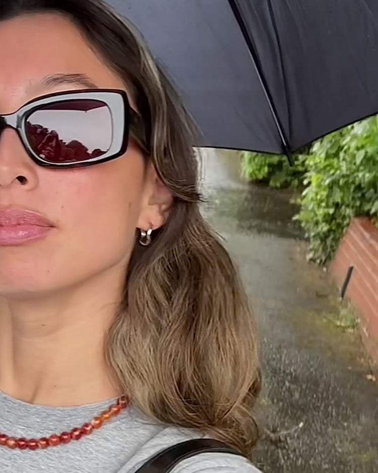 'Flo' Hoop Earrings - Lines & Current