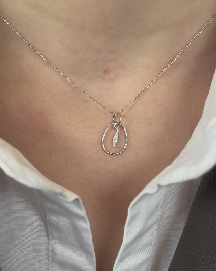 'I Haven't Forgotten you,' Feather Necklace - LINES AND CURRENT