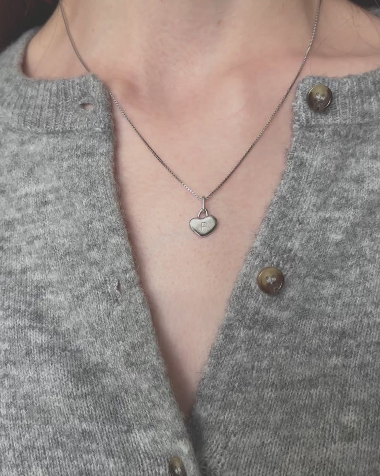 'Locked In' Love Heart Necklace - LINES AND CURRENT