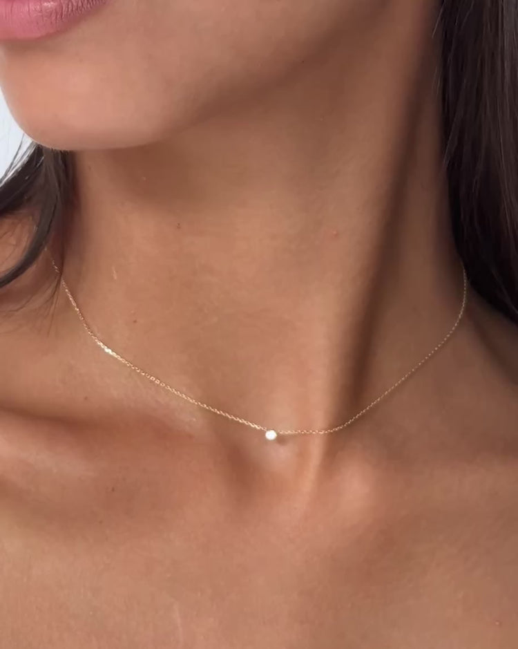'Hansley' 18K Diamond Necklace
