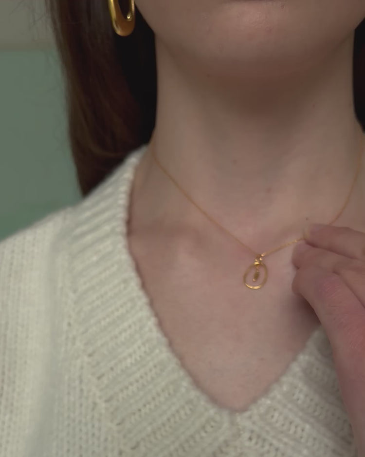 'I Haven't Forgotten you,' Feather Necklace - LINES AND CURRENT