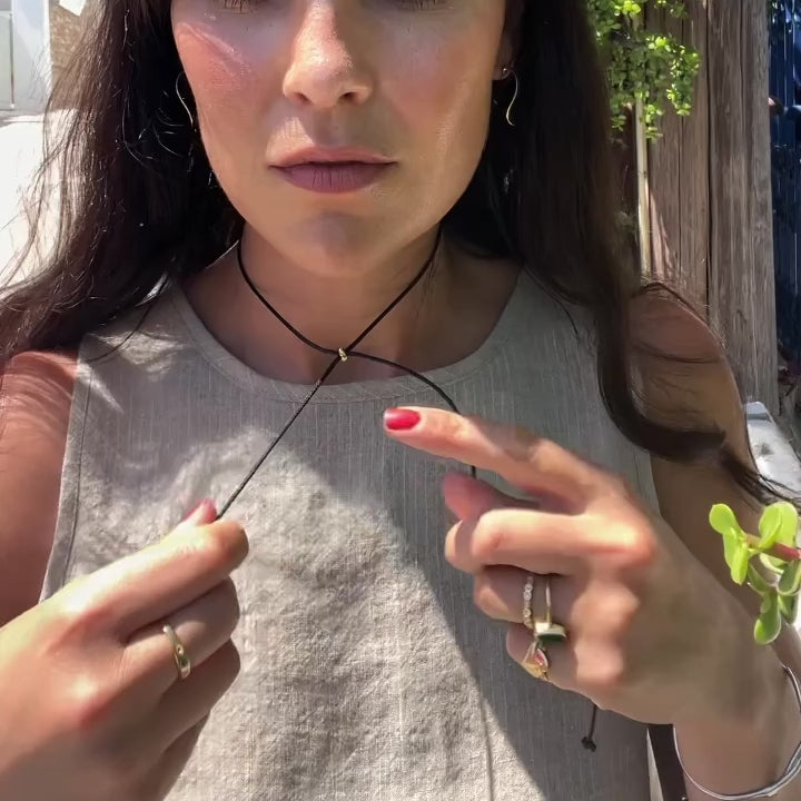 'Heart in the Clouds' Cord Necklace