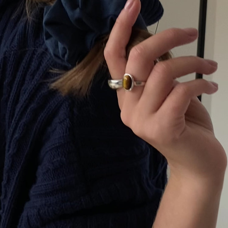 The 'Tiger's Eye' Oval Ring