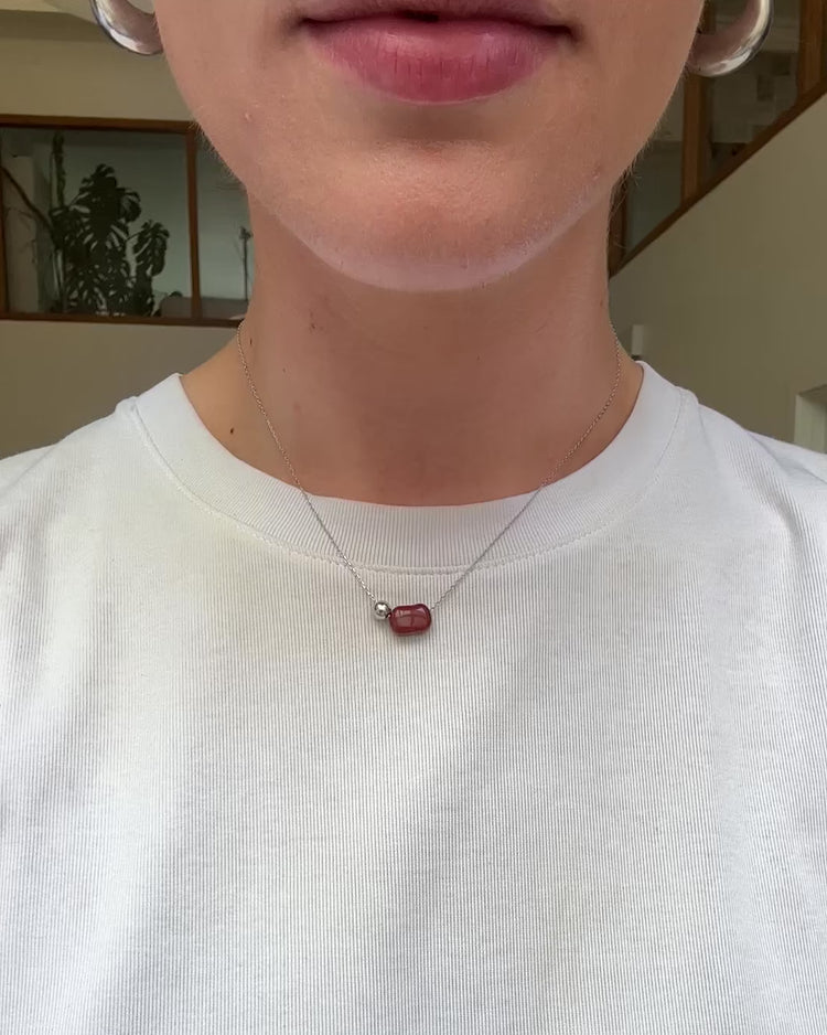 'Terra' Bean Necklace - LINES AND CURRENT