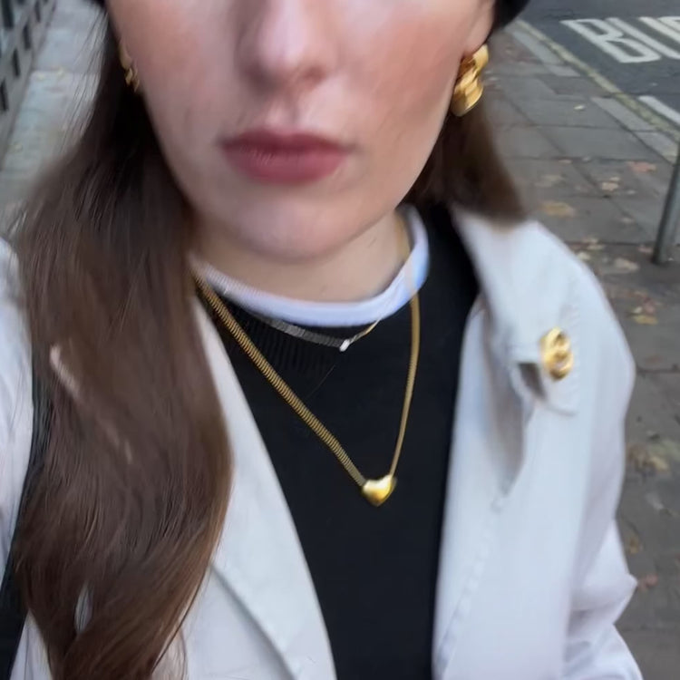 'Heart in the Clouds' Chain Necklace