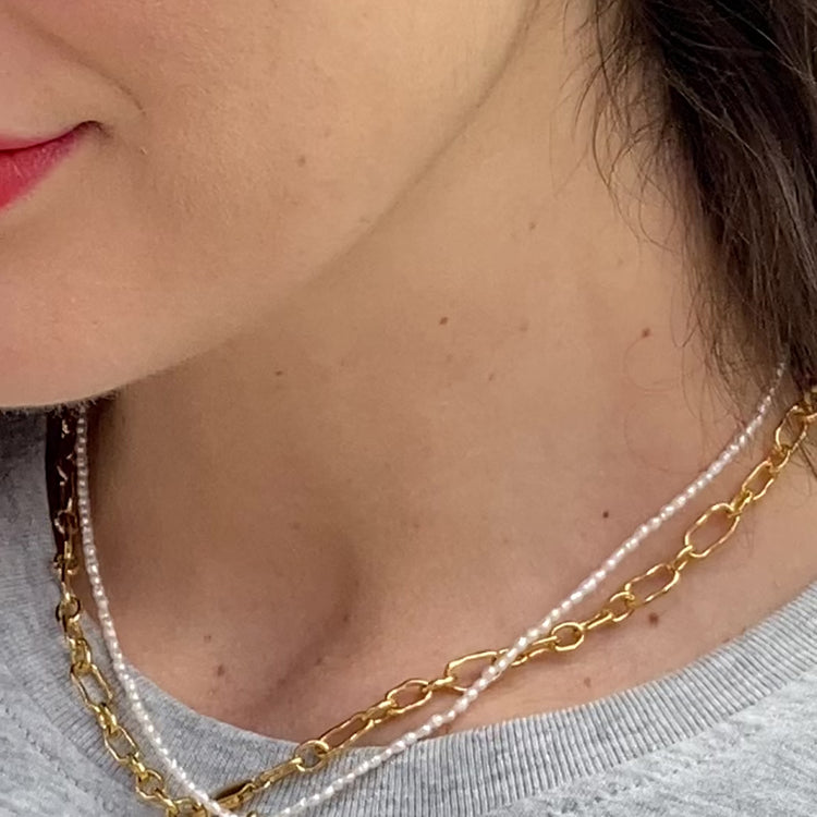 'Frieda' Molten Cable Chain