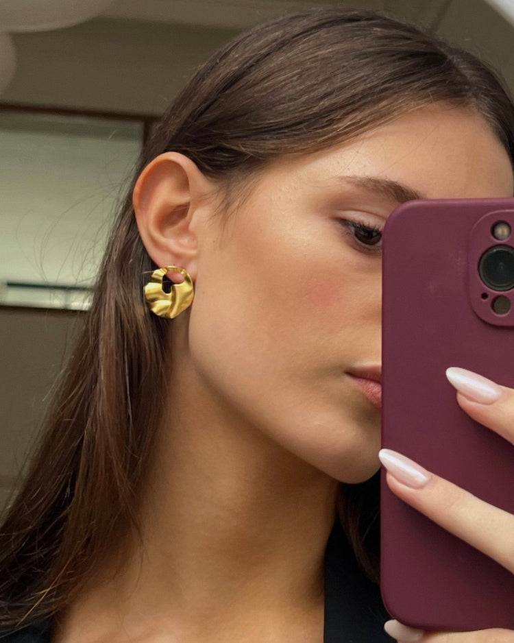 'Rainn' Sculpt Earrings