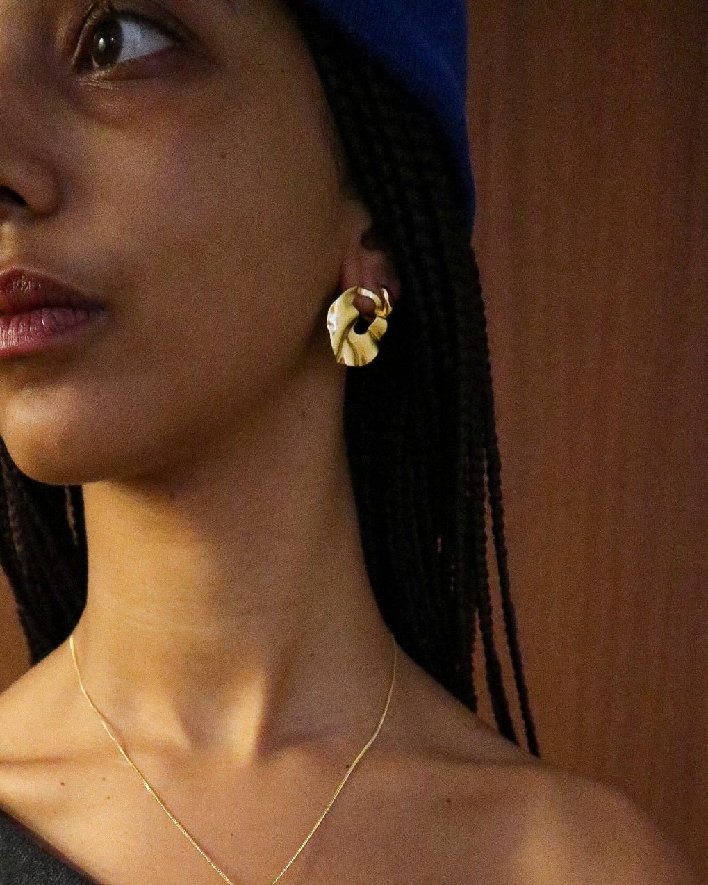 'Rainn' Sculpt Earrings - LINES AND CURRENT