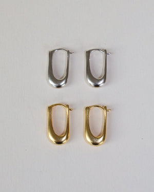 'Rekki' Mini Rectangle Hoops