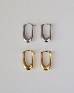 'Rekki' Mini Rectangle Hoops
