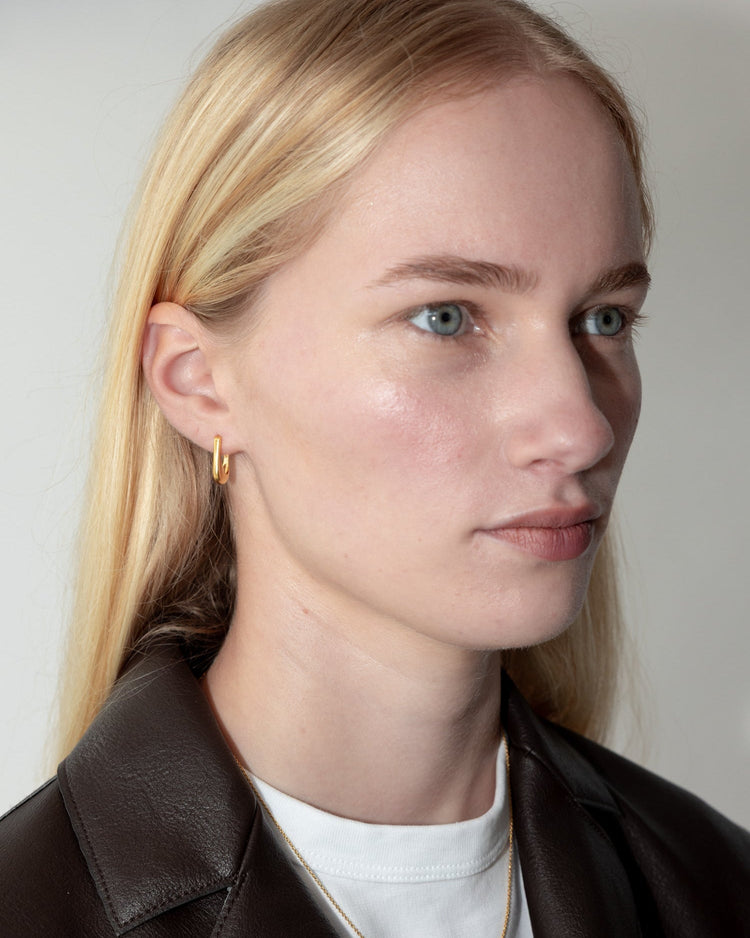 'Rekki' Mini Rectangle Hoops