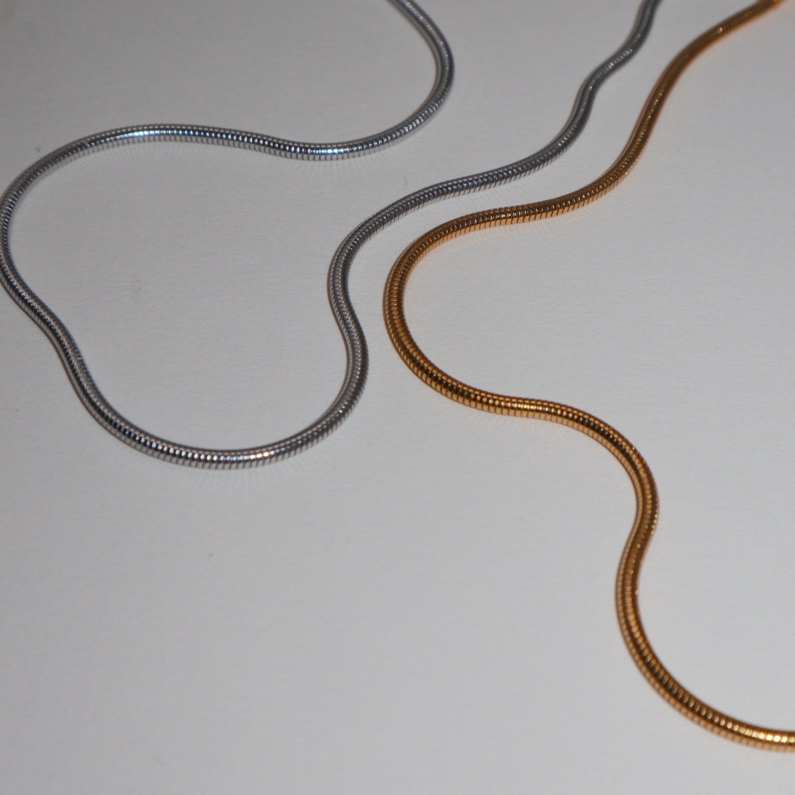 &#39;Remi&#39; Round Snake Chain 16 - 18&quot; - Lines &amp; Current