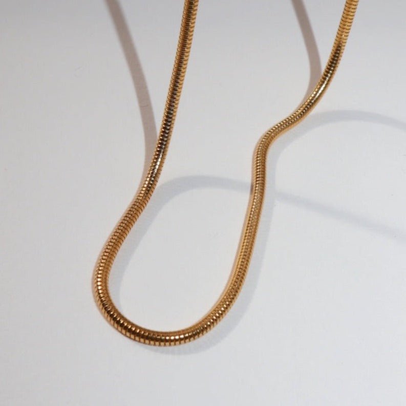 &#39;Remi&#39; Round Snake Chain 16 - 18&quot; - Lines &amp; Current