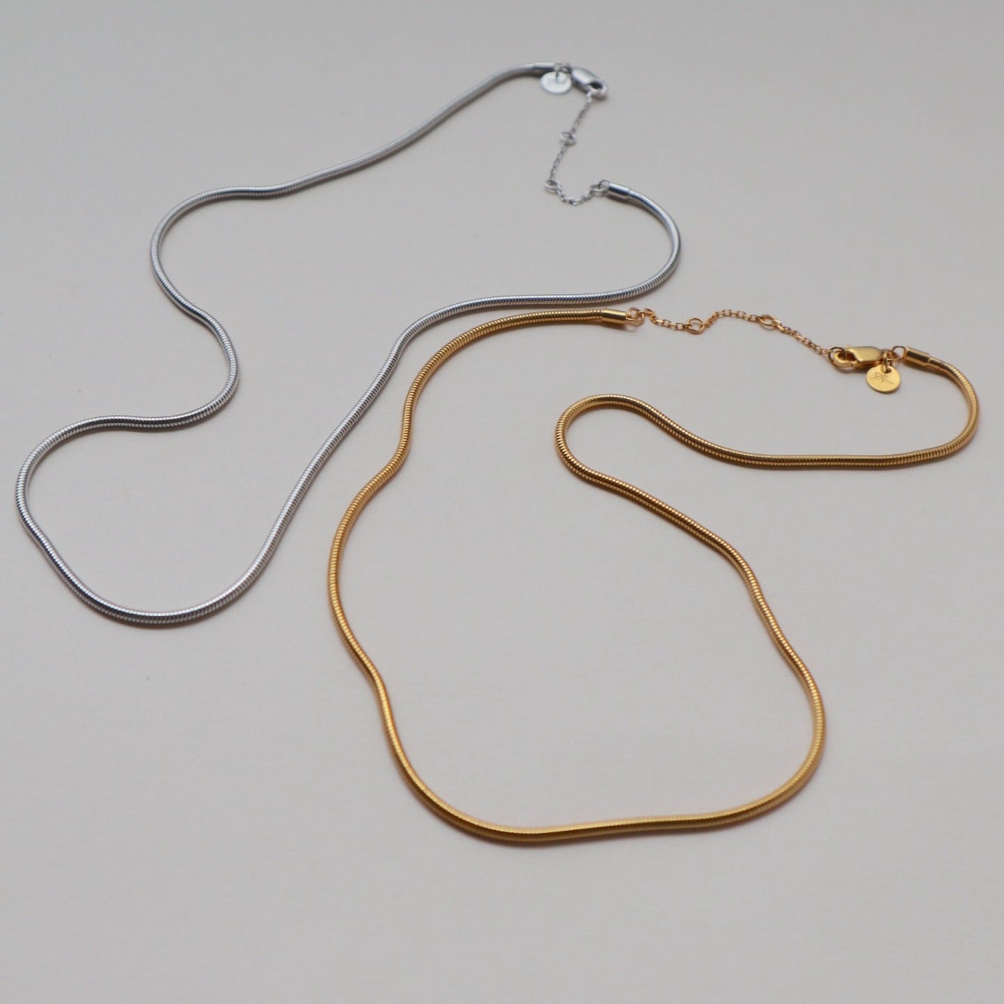 &#39;Remi&#39; Round Snake Chain 16 - 18&quot; - Lines &amp; Current