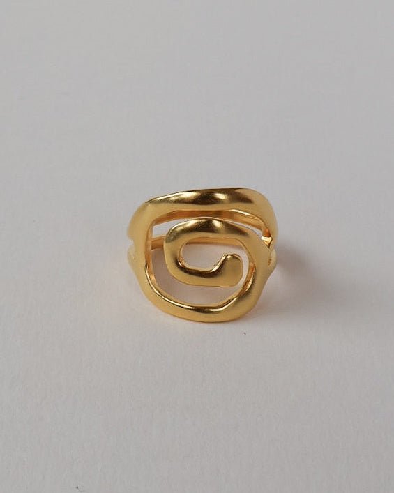 'River' Swirl Ring