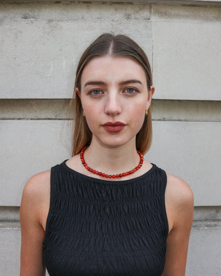 'Rumi' Chubby Hoop Earrings - Lines & Current